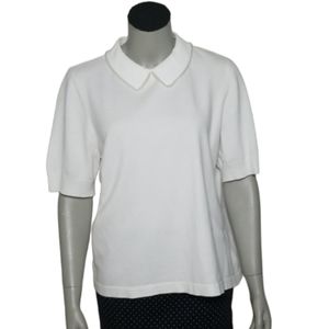 Cece Petite Extra Large collared sweater